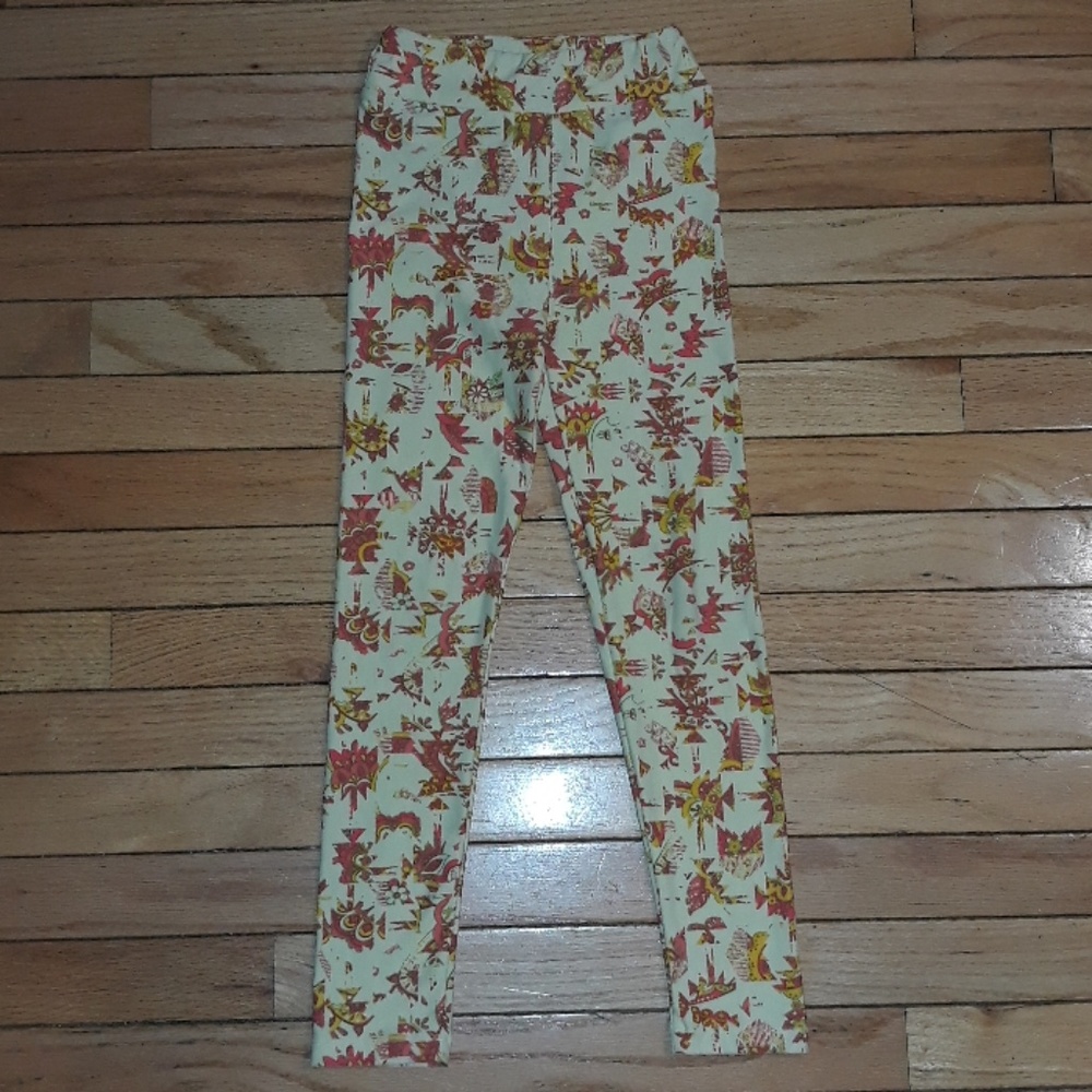 Boho chic Lularoe Leggings Girls l/xl 7 - 14 style